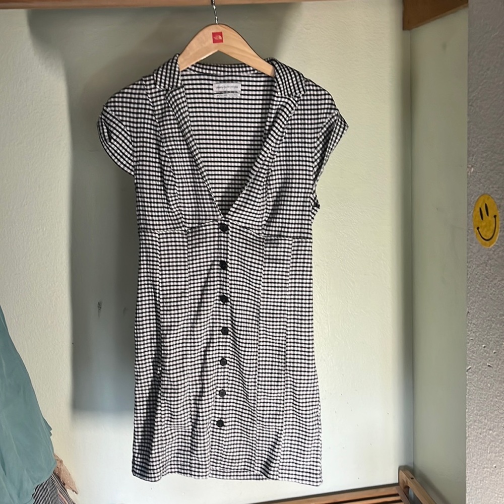 Urban outfitters Black and white plaid dress